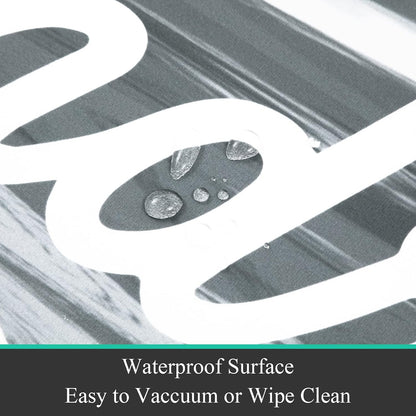 Laundry Room Rug Runner 20"X48", Non Slip Waterproof Laundry Mat | Rubber, Washable, Durable, Easy to Clean, Farmhouse Kitchen Mats for Floor, Mudroom,Washroom, Bathroom,Washer, Dryer