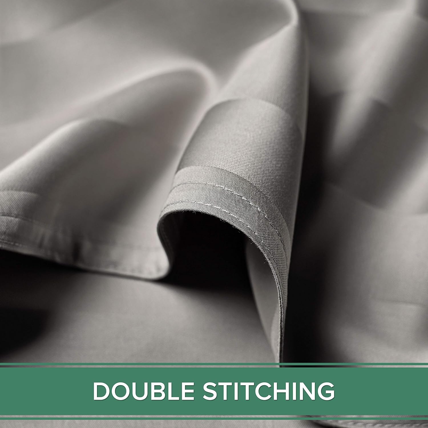 California King Sheets, Genuine 100% Organic Viscose Derived from Bamboo Bed Sheet Set, Soft & Cooling, Double Stitching, 2 Year Quality Promise (California King, Jacquard Silver)