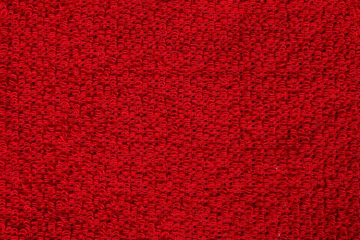 Cotton Kitchen Dish Cloths Set of 8 – Highly Absorbent, Super Soft Premium Terry Cleaning Cloth (12"X12" Inch) Premium Dishcloths for Washing Dishes (Red)