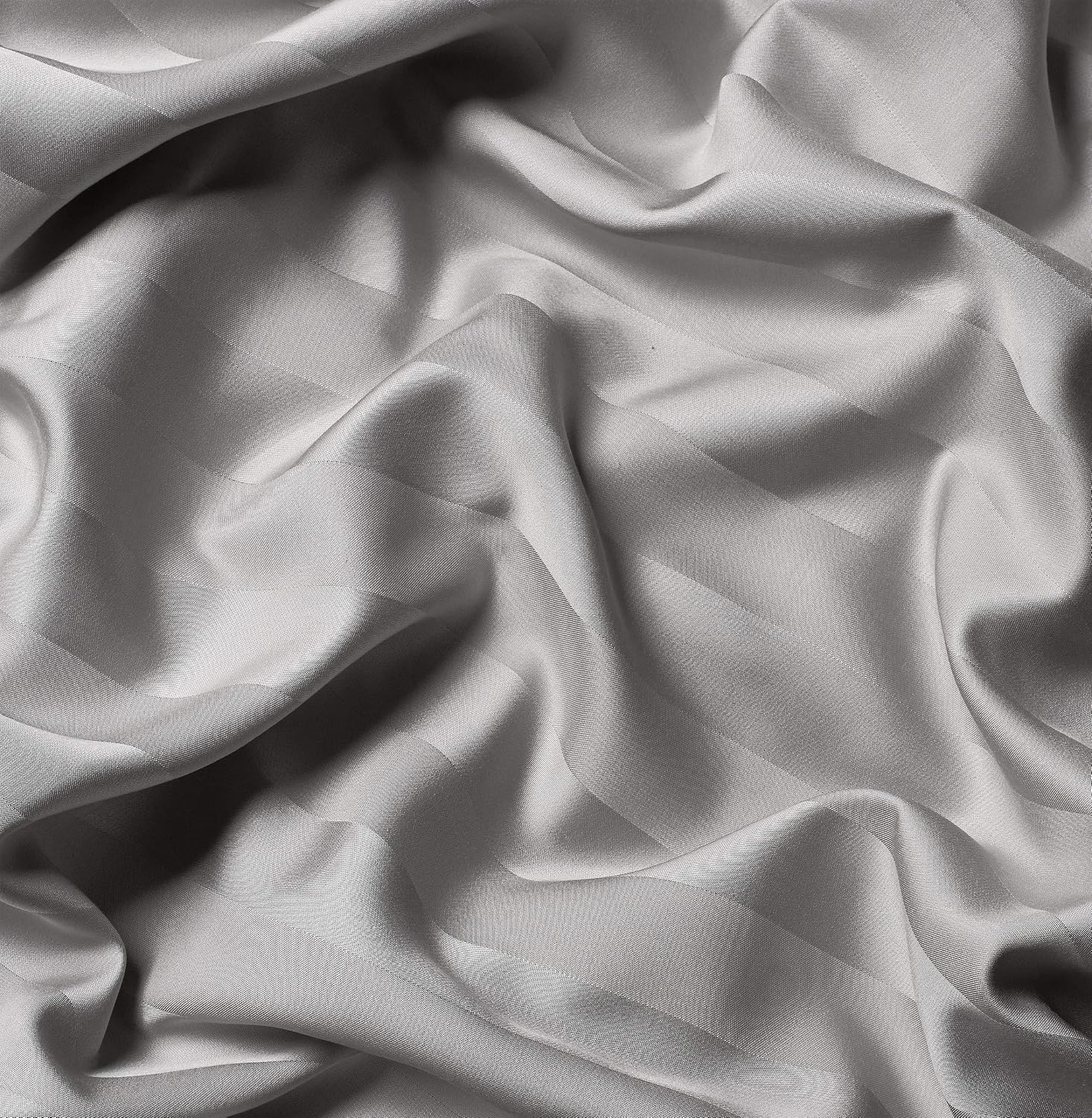California King Sheets, Genuine 100% Organic Viscose Derived from Bamboo Bed Sheet Set, Soft & Cooling, Double Stitching, 2 Year Quality Promise (California King, Jacquard Silver)