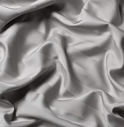 California King Sheets, Genuine 100% Organic Viscose Derived from Bamboo Bed Sheet Set, Soft & Cooling, Double Stitching, 2 Year Quality Promise (California King, Jacquard Silver)